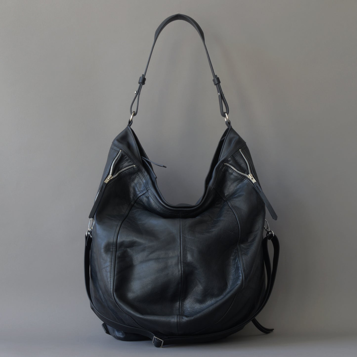 Echtes Leder Hobo #023
