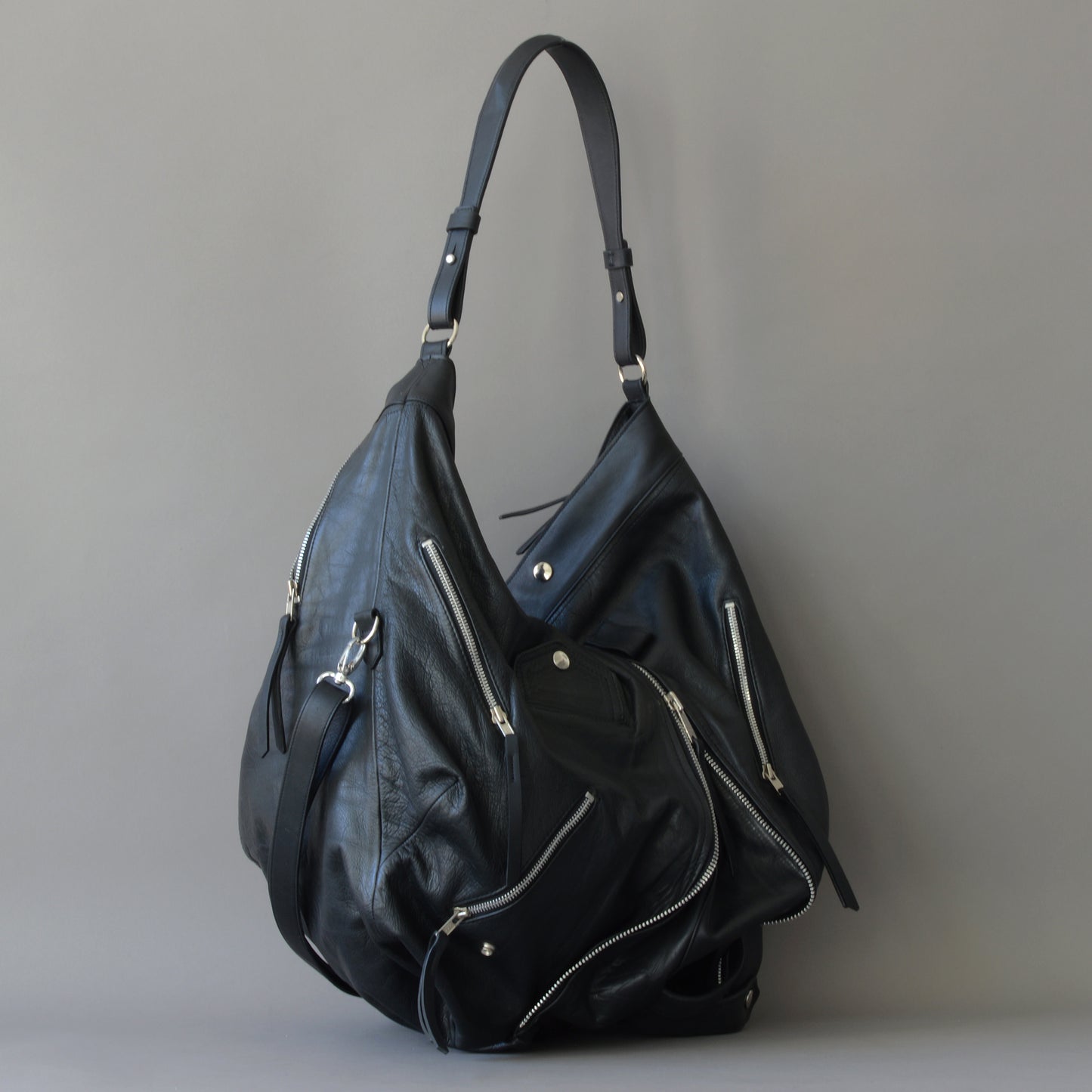 Echtes Leder Hobo #023
