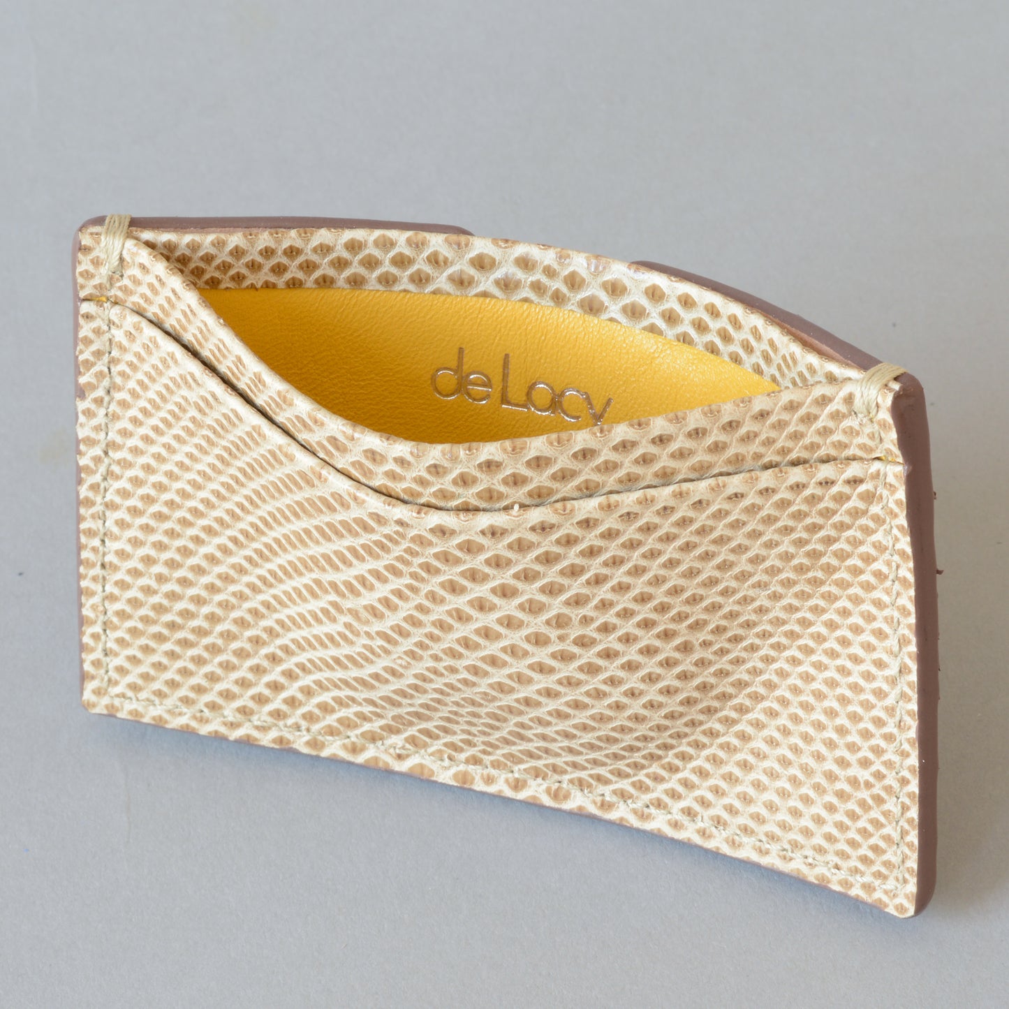 Card Wallet Brown Python