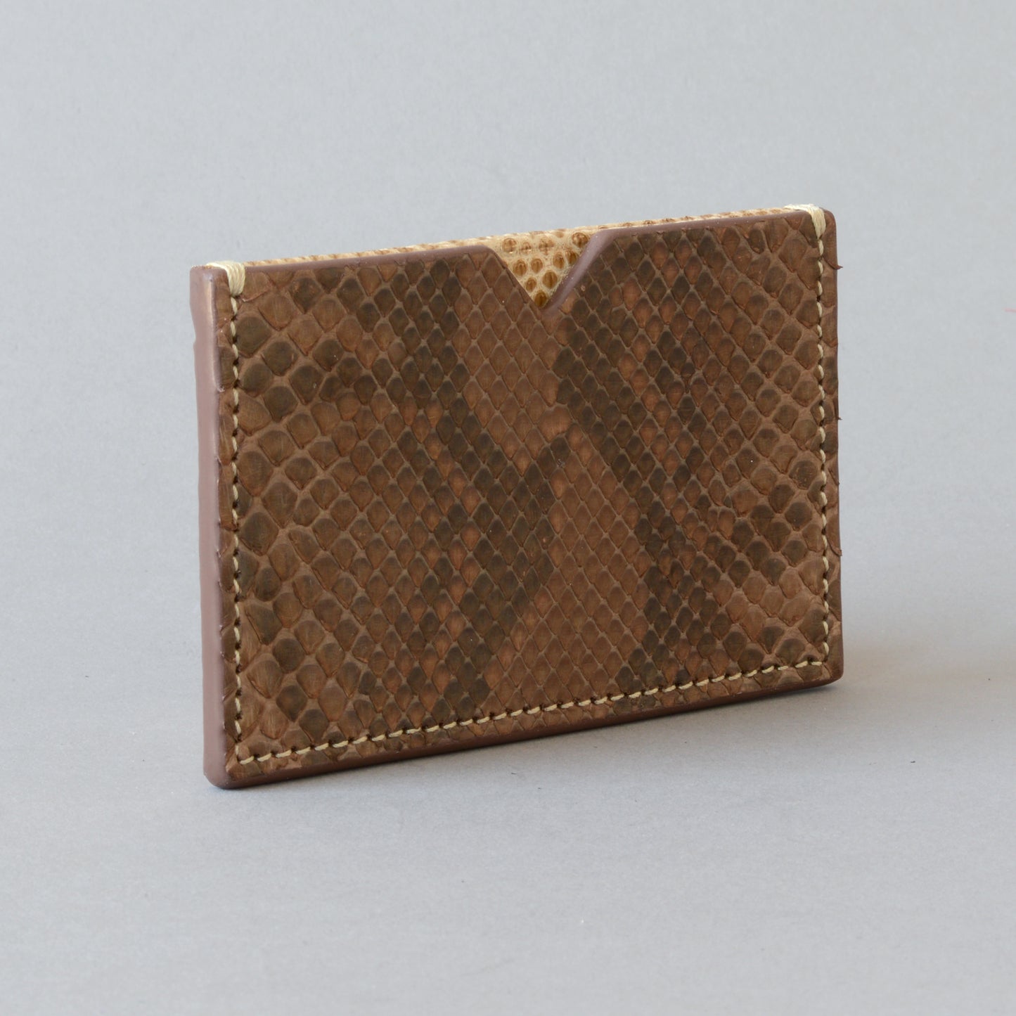 Card Wallet Brown Python