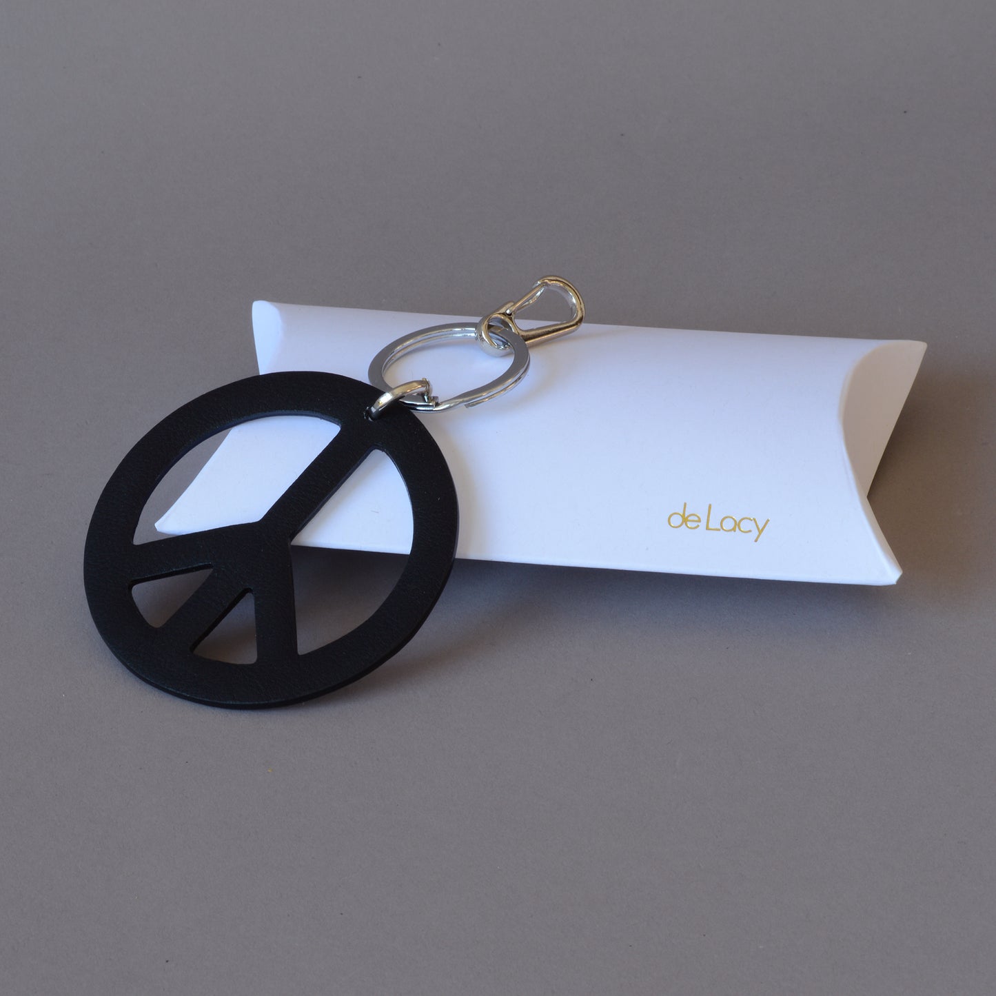 CND Key Ring Silver Black