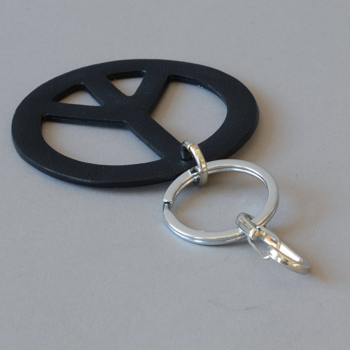 CND Key Ring Silver Black