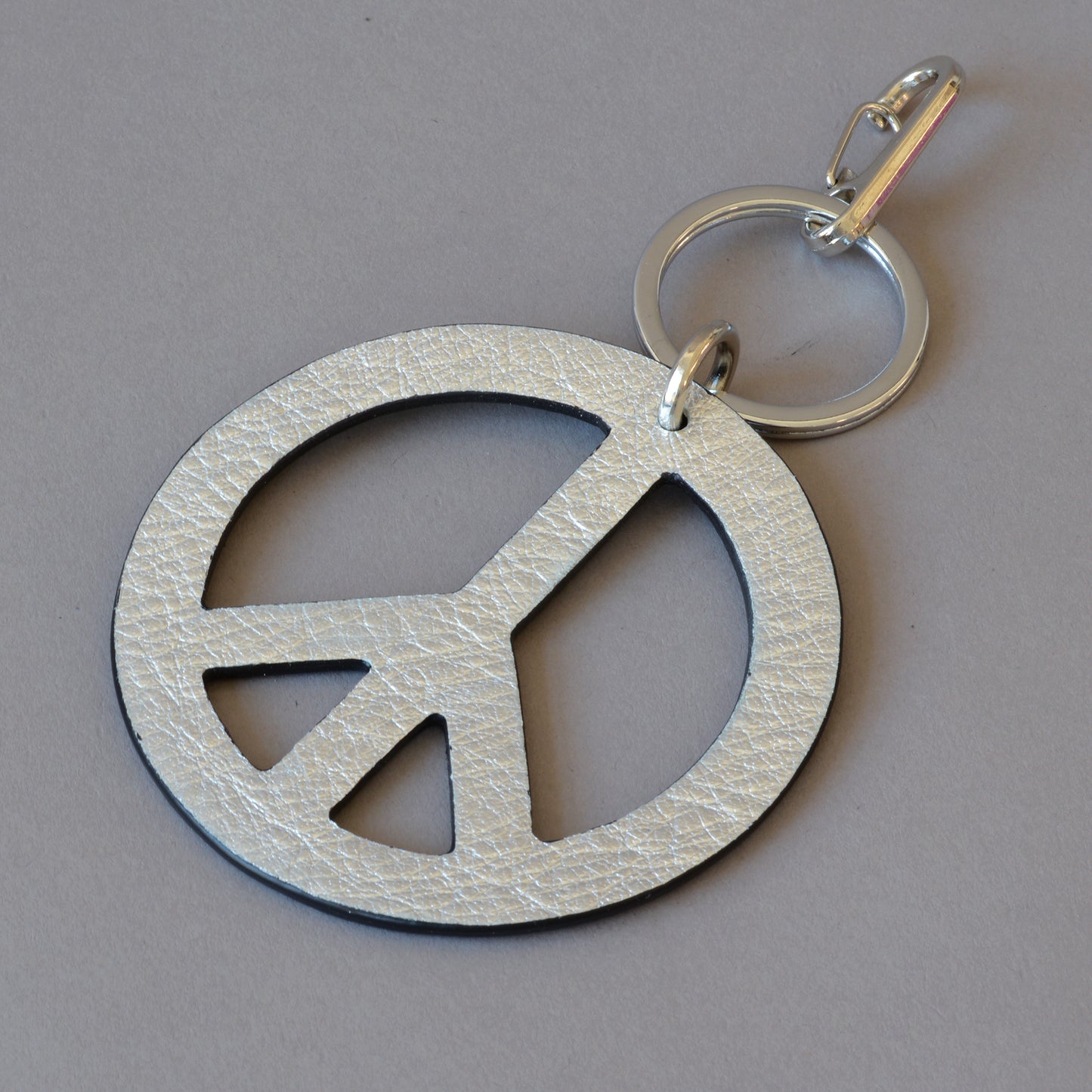 CND Key Ring Silver Black