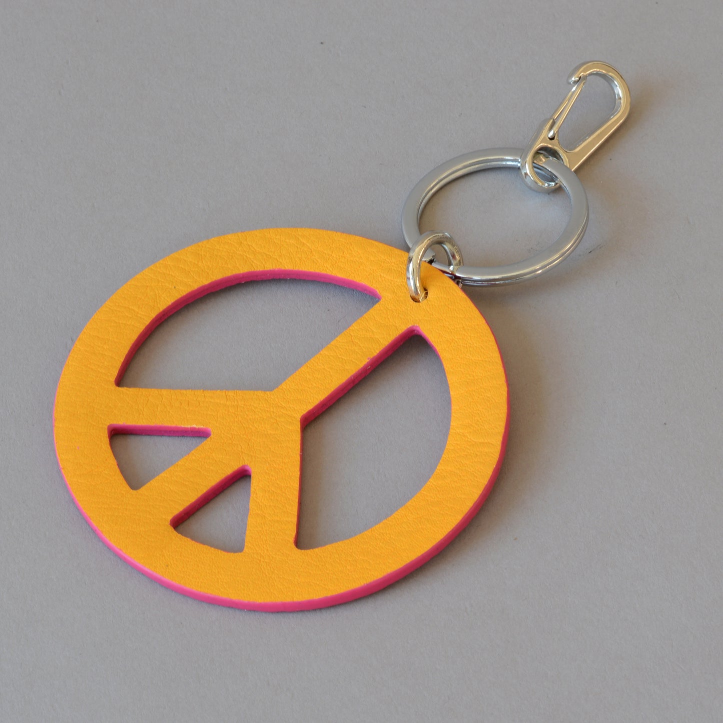 CND Key Ring Yellow Pink