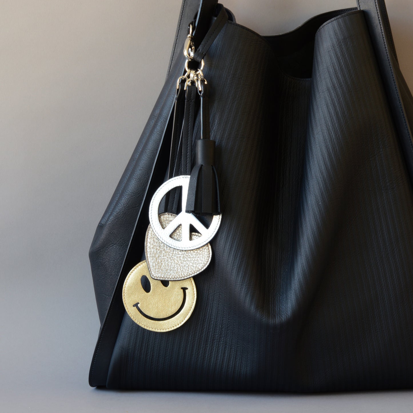 Bag Charm Quartet Black Gold