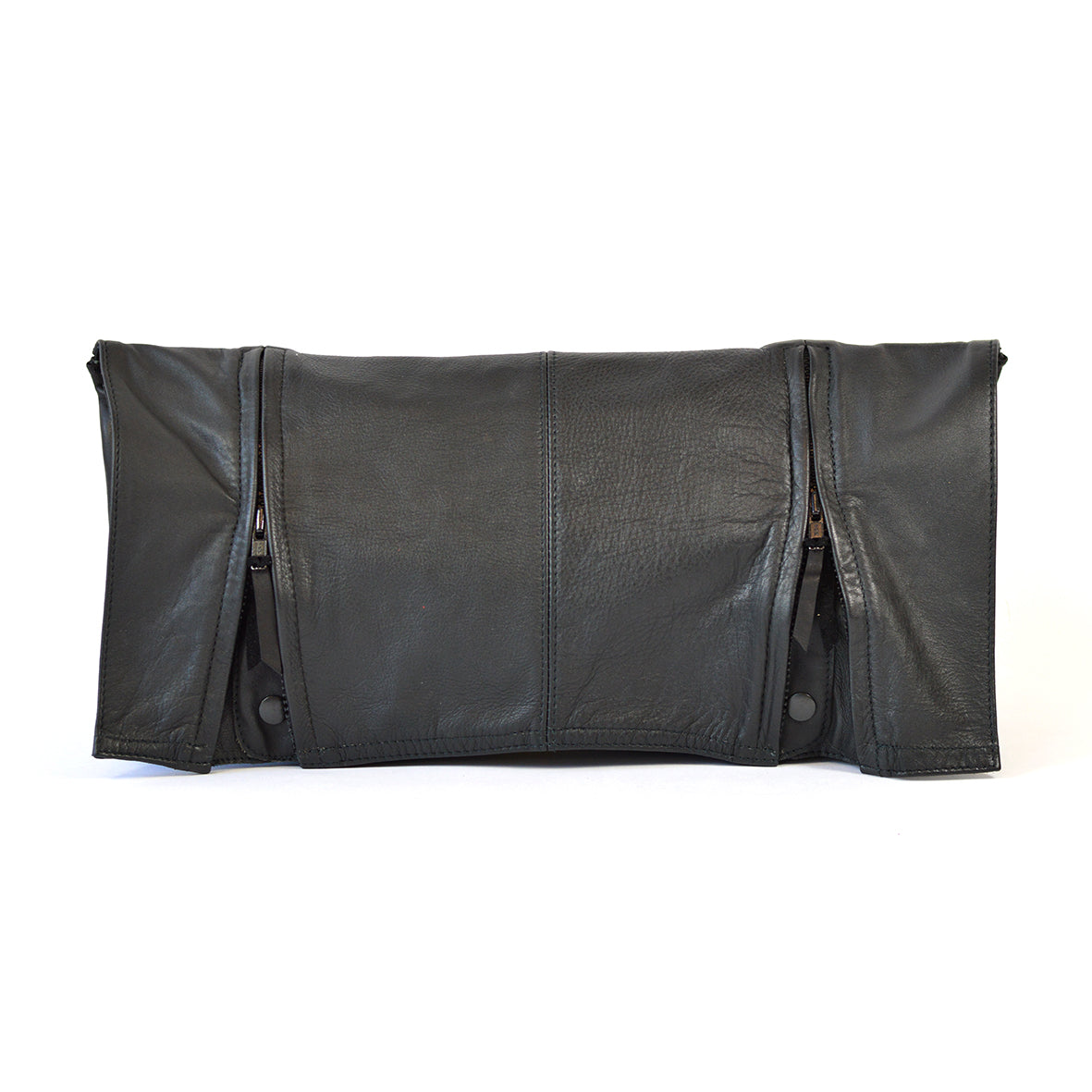 leather biker shoulder bag - delacyonline - 3