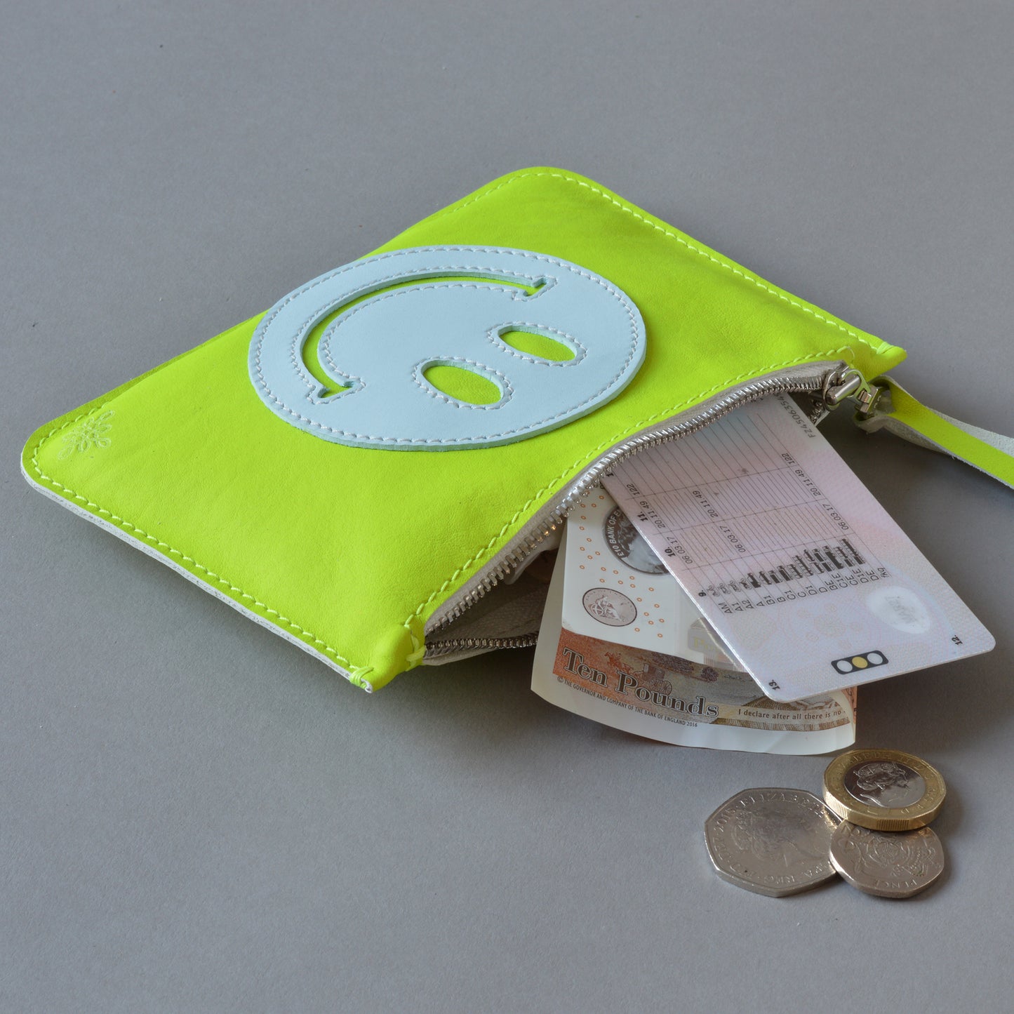 Purse Green Smiley